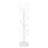 White 19.69" W x 19.69" D x 68.90" H Tree-Like Hat Rack, 35-Tier Metal Boutique Display Stand with Dome-Shaped Holders-1378311737