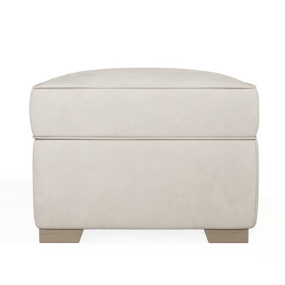 Bablu 62cm Wide Faux Leather Rectangle Solid Colour Footstool Ottoman with Storage