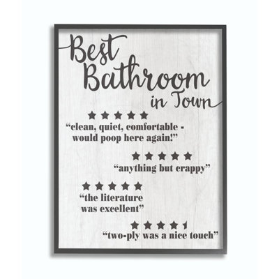 « five star salle de bain », art textuel