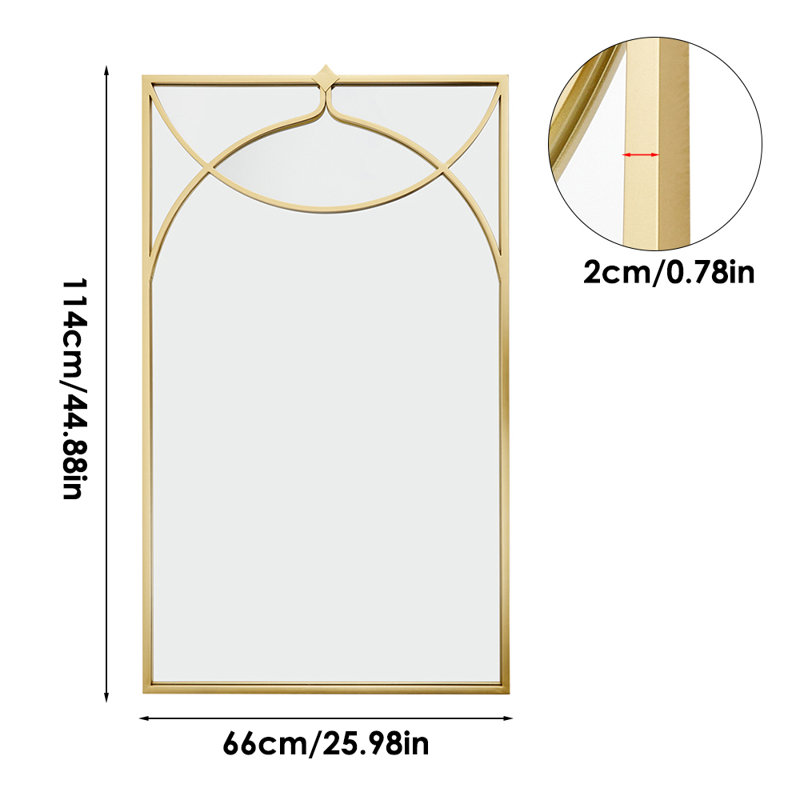 Iron Rectangle Mirror