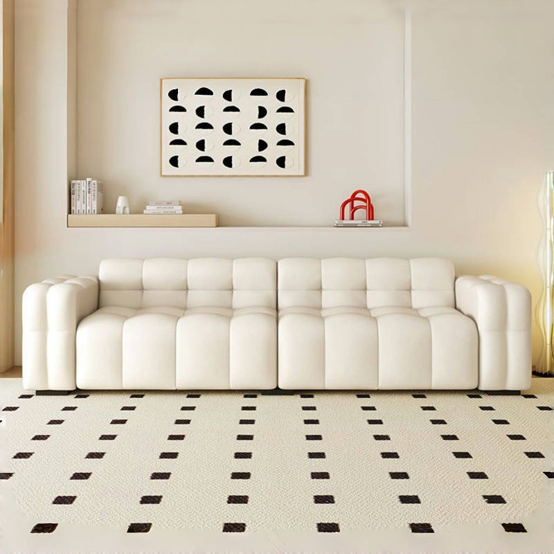 Italian Style Minimalist Sofa, White