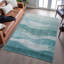 Premium Machine Washable Krause AMF1141 Swirls Rug-1832833718