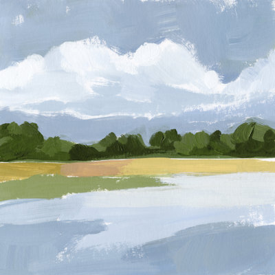 " Lakeside Study IV " Painting Print