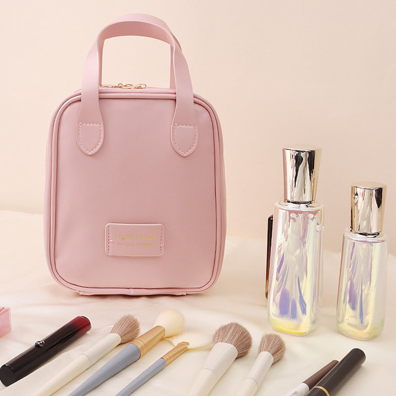 Trousse de voyage imperméable et portable, Rose