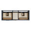 Ariel Monroe 60 Inch Double Sink Base Cabinet In Midnight Blue-105988574
