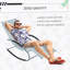 Chaise berçante Zero Gravity avec coussin amovible et tissu résistant aux intempéries pour la détente en plein air, le patio, la terrasse et la piscine