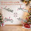4 ft snow frosted slim artificial christmas tree, downswept branches pre-lit xmas tree with warm white & colour changing led lights for indoor holiday decor