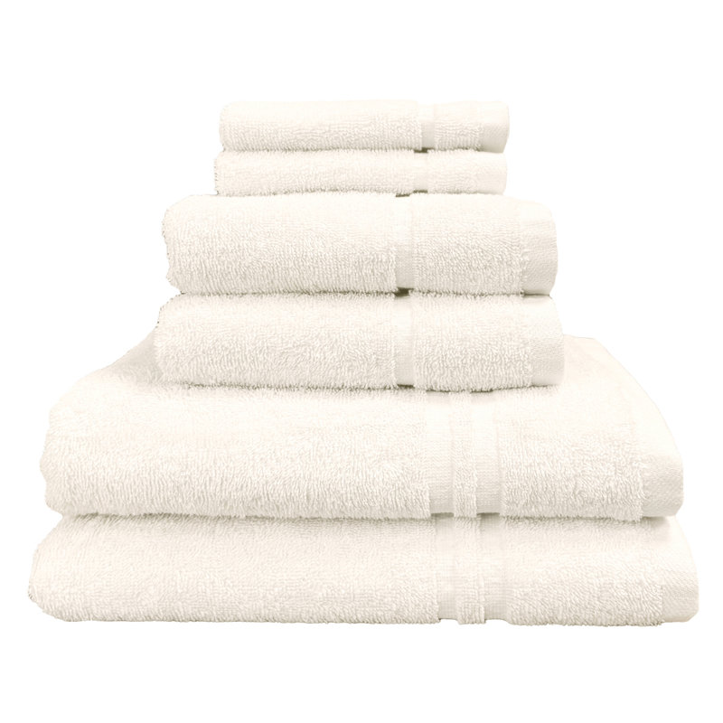 Chilson Essentials 6 Piece Towel Bale Set, Cream