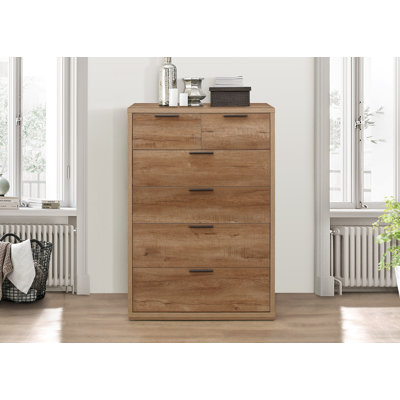 Lisbon 6 Drawer 80Cm W Chest