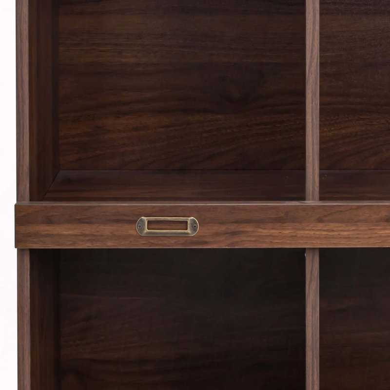 10-Shelf Bookcase Durable Easy Maintenance Structure