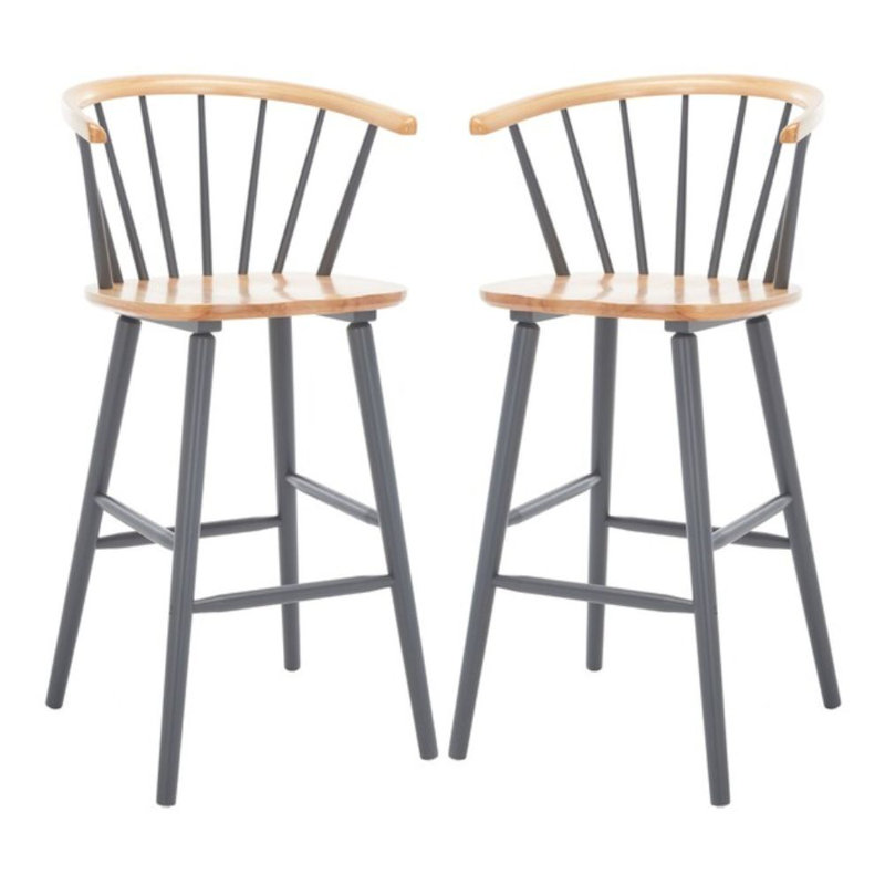 Mclellan Counter Stool, Gray/Natural