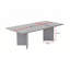 Table basse moderne, couleur travertin, 120 x 40 x 60 cm, panneau de particules enduit de mélamine à 100%, épaisseur: 0 cm, conception durable, capacité de charge de 25 kg-13560313