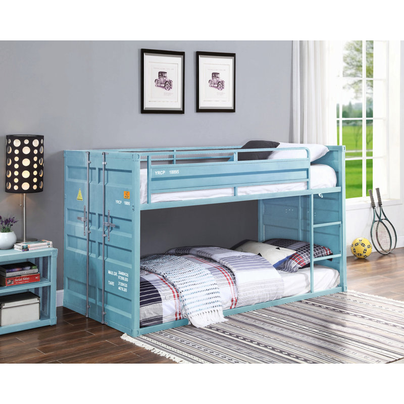 Cargo Aqua Finish Twin/Twin Bunk Bed