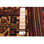Tapis unique en laine nouée à la main 4 pi x 6 pi 1 po nouvel âge Wainright