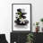 Zen Stones Basalt with Calming Plumeria Flowers Relaxing Bathroom Pictures On Canvas Print Wall Art-56324641-120240376