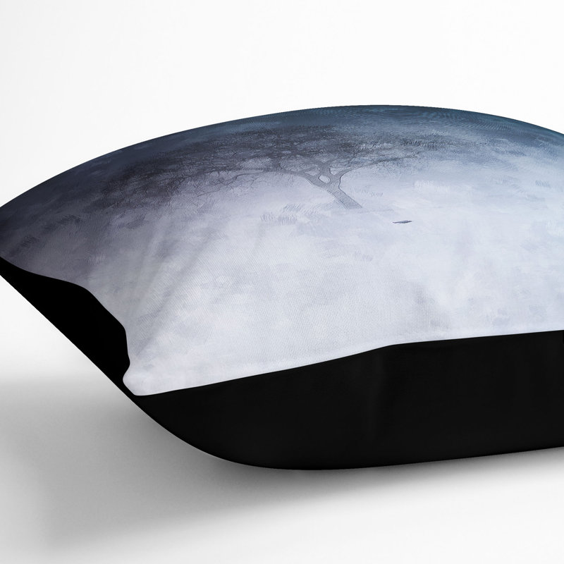 Square Cushion, 55cm H x 55cm W x 20cm D, Black