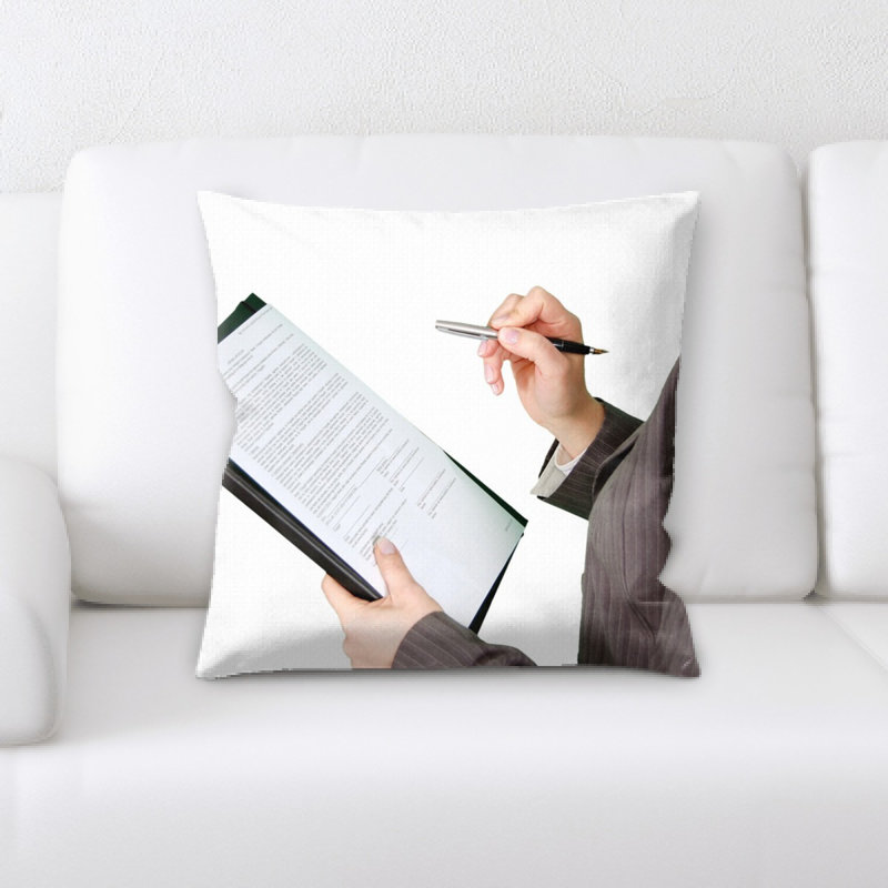 Microsuede Throw Pillow
