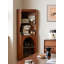 Armoire de coin en bois massif clair luxueux