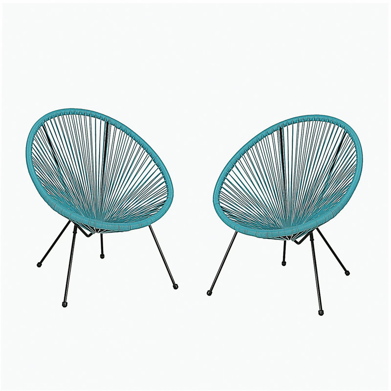 Chaise Anson (ensemble de 2) - Bleu sarcelle, Sarcelle