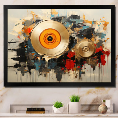 Vinyle, mélodie - Disques vinyle, art encadré