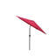 Parasol de patio extérieur Ftm sans rabat, nervures PC, avec inclinaison, avec manivelle, sans base
