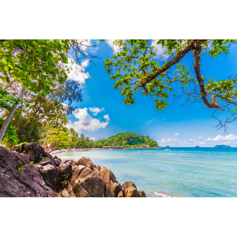 Sky And Sea - Wrapped Canvas Print, 81cm H x 122cm W x 3.8cm D