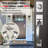 Handle With Lever And Deadbolt Reversible Entry Set-50983183