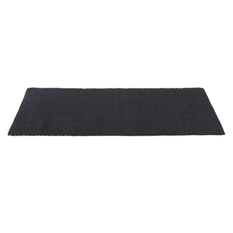 Solid Colour Cotton Area Rug, Rectangle 170 x 240cm