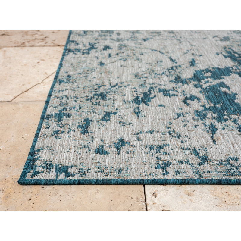 Abstract Indoor Rug, Rectangle 7'7" x 10'
