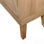 Buffet décoratif 59 po à 4 portes en bois naturel brun