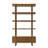 Irene Modern 76''H Solid Wood Etagere Bookcase with Fluted Drawer and Rounded Shelves-301829274
