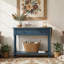 Console de style traditionnel avec deux tiroirs-1628786395