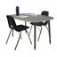 Table d'activité rectangulaire à grain de bois 31 po x 50 po Adapte-115943245-115943243