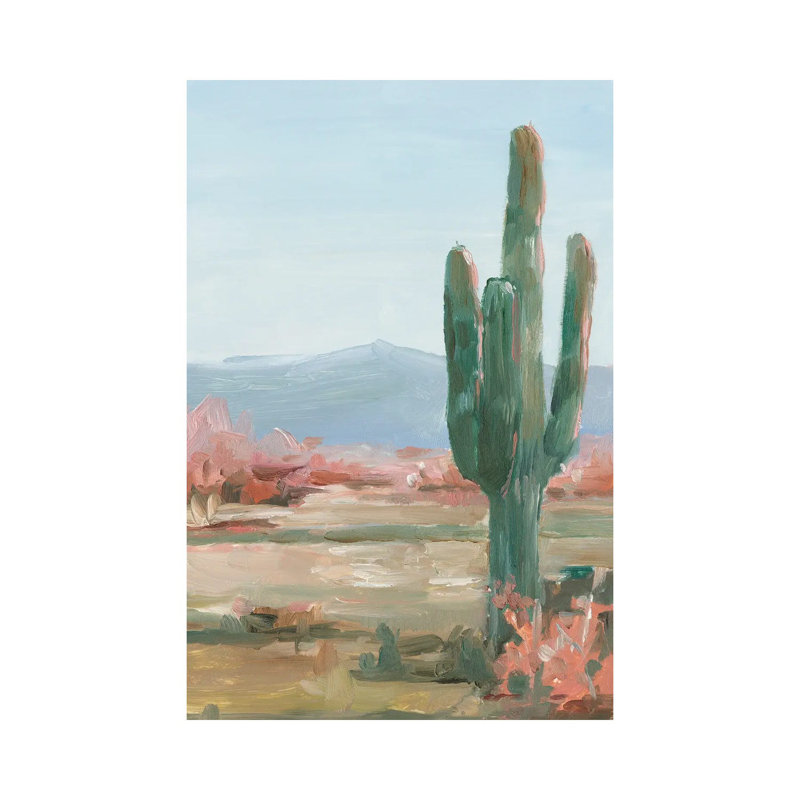 «Saguaro Cactus Study II», reproduction d'art sur toile tendue, H 12 po x l 8 po, Toile tendue, Ne s’applique pas