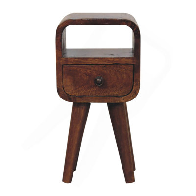 Mini table de chevet en bois
