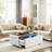 Modern Smart Coffee Table With Built-In Fridge And Freezer Drawers (Only Including Table)-841570763
