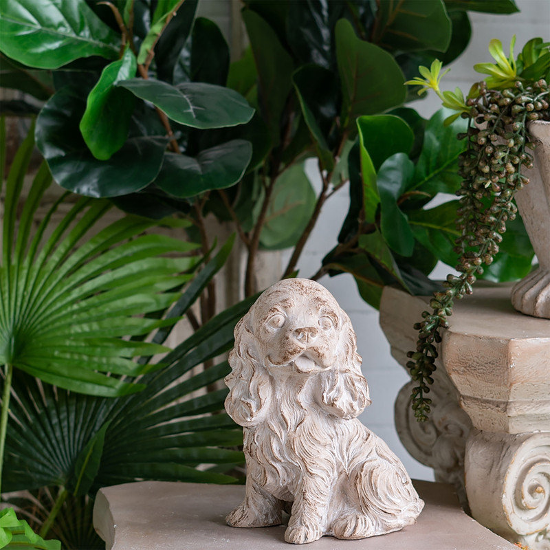 Figurine de 8,7 pouces d'épagneul cocker beige