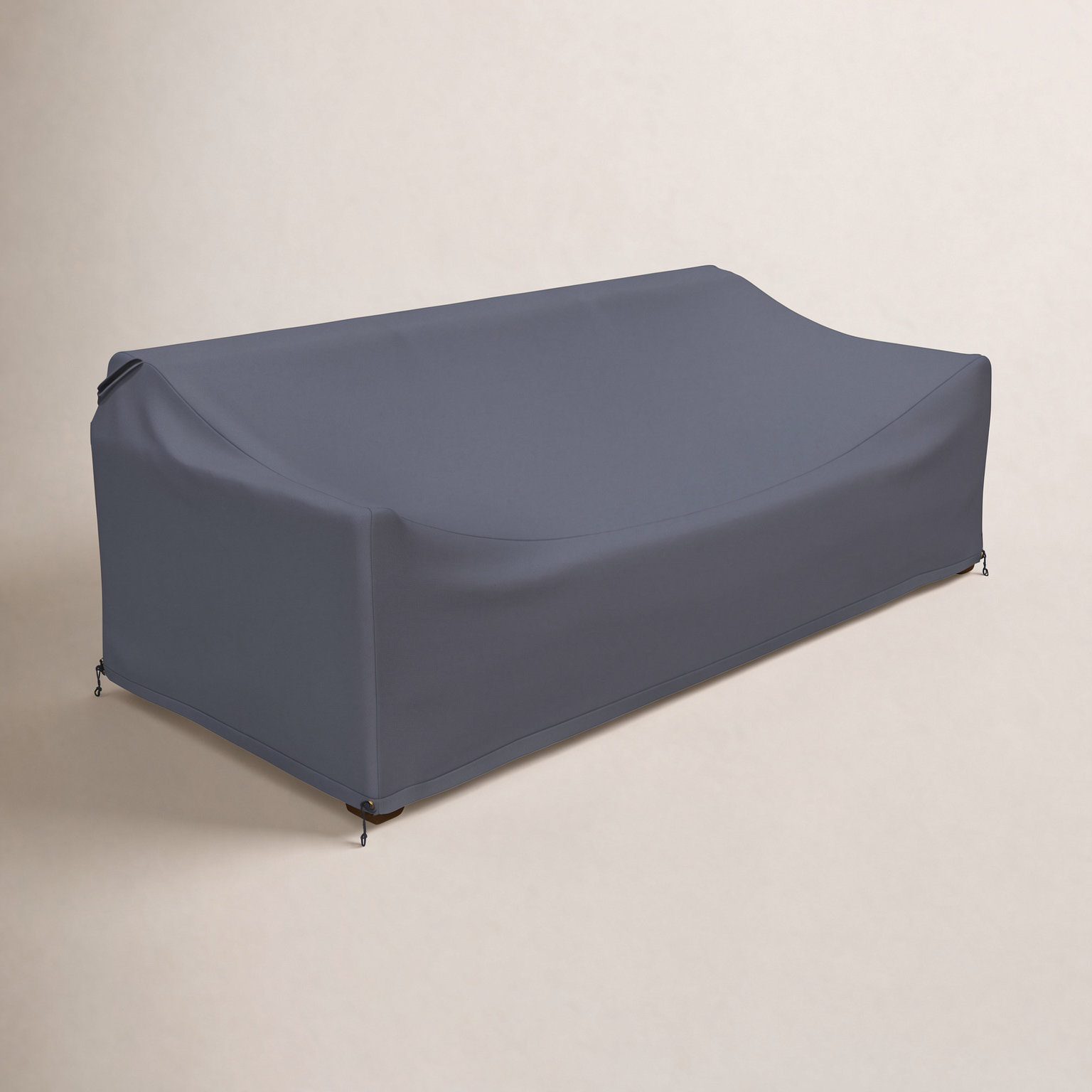 84" Teak Outdoor Patio Sofa Cover