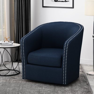 Option de siège pivotant bleu moderne disponible - Plusieurs couleurs au choix avec un poids de 72,91 lb.