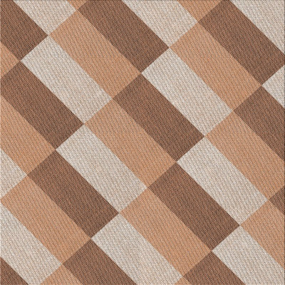 Tapis zone beige à motifs