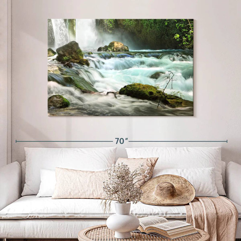 Cascade Alvord Banias, H 32 po x l 48 po