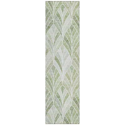 Cecelio Washable Geometric Indoor / Outdoor Rug
