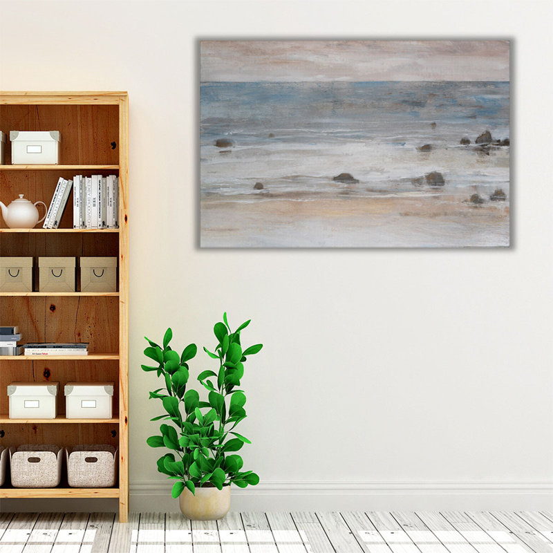 Shimmering Shore II - reproduction d'art sur toile, H 32 po x l 48 po