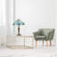 Lampe de table baroque en vitrail de H 20,25 po Cristy Hill