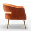 Fauteuil d'appoint en velours Chynna-1662602966
