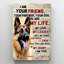 «I Am Your German Shepherd», impression sur toile tendue-1327240931