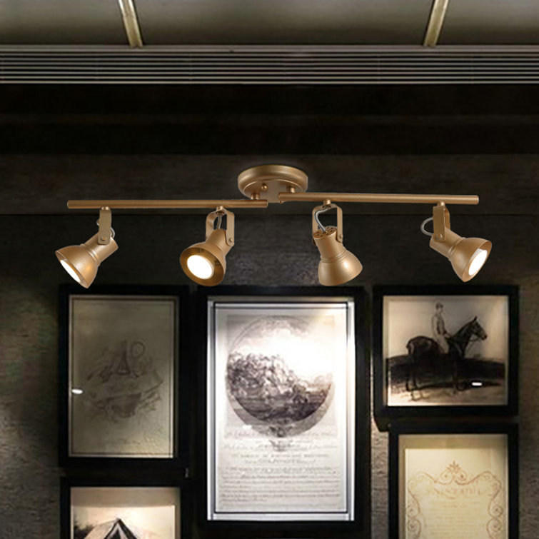 Aldrich 29'' 4 -Light Swing Arm Track Track Kit with Dimmable and Adjustable Head
