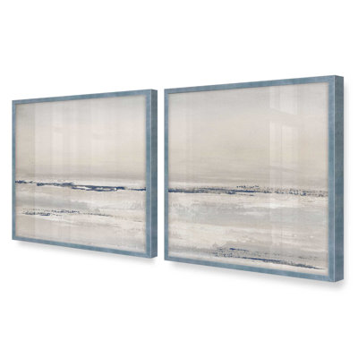 Ethereal Tide, ensemble de 2 reproductions sur papier mat d'archives dans un cadre