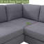 Canapé modulaire en tissu 2 pièces-1339489344