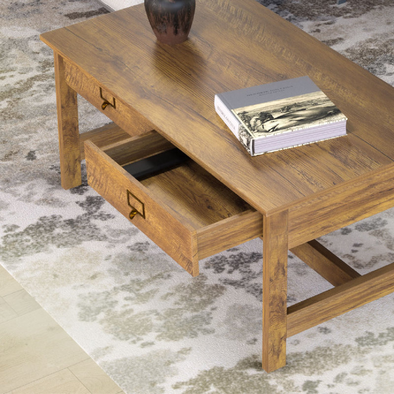 Table basse à 4 pieds avec rangement Alfanso